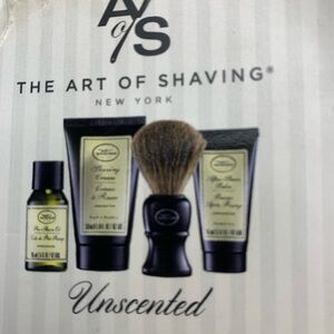 The Art of Shaving Kit 4-Piece Travel Set Unscented New